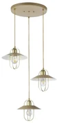 Lustra cu 3 pendule design industrial Nersin 3520 RX