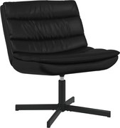 vidaXL Scaun pivotant Negru 63 x 75 x 76 cm PU