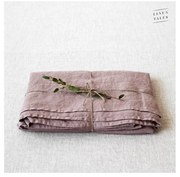 Cearceaf roz/maro din in 180x260 cm Ashes of Roses – Linen Tales