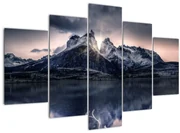 Tablou lacul cu munte (150x105 cm)
