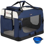 Deuba Geanta portabila pentru caini L 70x52x52cm - albastra