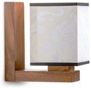Aplica de perete clasica fabricata manual din lemn ROYALE WHITE
