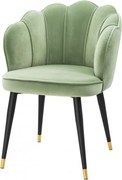 Scaun elegant design LUX Bristol catifea verde 113544 HZ