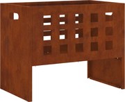 vidaXL Cuptor de foc Maro 50 x 30 x 40 cm Oțel
