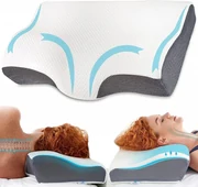 Perna de dormit anatomica si ortopedica cu suport cervical