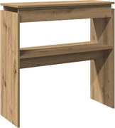 vidaXL Măsuță consolă, stejar artizanal, 80x30x80 cm, lemn prelucrat