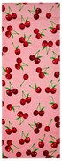 Prosop de plajă roz din bumbac 78x200 cm Cherries – Catherine Lansfield