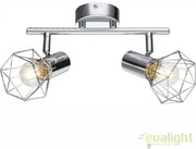 Lustra aplicata design modern 2 spoturi finisaj cromat Xara I 54802-2 GL