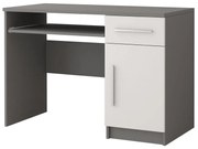 Masă PC Oleg II (Alb + gri). 1071599