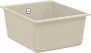 vidaXL Chiuvetă Bej 370 x 460 mm 80% Quartz și 20% Rășină