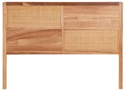 Tablie pat Honey din lemn de paulownia si ratan 160 X 3,50 X 120 CM