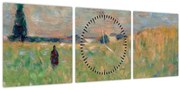 Tablou - Georges Seurat, A Summer Landscape, reproducere (cu ceas) (90x30 cm)