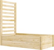 Outsunny Strat pentru Grădină Înălțat cu Fund Deschis, 115x60x110 cm, Lemn Natural | Aosom Romania