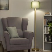 Brilagi - Lampă LED de podea CERIA 1xE27/20W/230V, diam. 30 cm verde/auriu