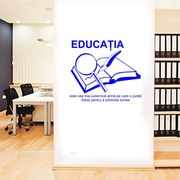 Sticker perete Educatia