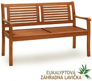 Casaria Bancă de grădină MANUELA, 120x60x90cm, natur maro