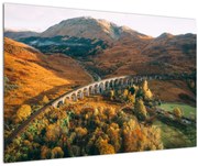 Tablou cu pod în valea din Scoția (90x60 cm)