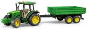 Bruder Farmer 2108 Tractor John Deere cu remorcăbasculantă