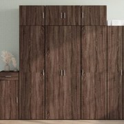 vidaXL Dulap înalt, stejar maro, 70x42,5x185 cm, lemn prelucrat