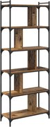 vidaXL Bibliotecă Lemn vechi 76 x 32 x 192 cm Lemn compozit