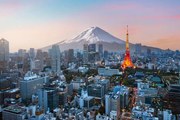 Fotografie Mt. Fuji and Tokyo skyline, Jackyenjoyphotography