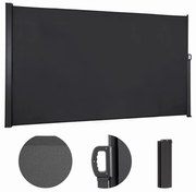 Markiză laterală pentru terasă 200×300 cm - antracit