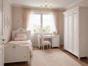 Set mobilier camera copii 12 mp , Colectia Romantic
