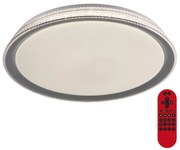 Plafonieră LED RGB dimabilă KARI LED/37W/230V Leuchten Direkt 14339-21 + telecomandă