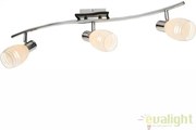 Lustra aplicata 3 spoturi design modern finisaj cromat / wenge TOAY 541010-3 GL