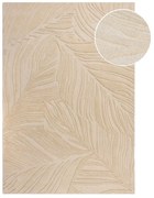 Covor din lână Flair Rugs Lino Leaf, 120 x 170 cm, bej