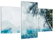 Tablou - Palmier lângă mare (90x60 cm)