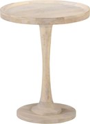 vidaXL Masă laterală, Ø60 x 75 cm, lemn masiv de mango