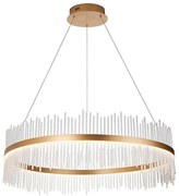 Endon 107672 - Lustră LED ADRIEL dimabilă pe cablu, 83W, 230V, 3000K, aurie