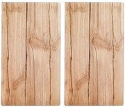 Plăci de protecție din sticlă WOOD pentru aragaz – 2 bucăți, ZELLER, model 9