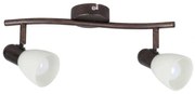 Lustra, Plafonier cu 2 spoturi, finisaj maro, Soma 6592 RX