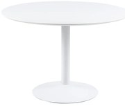Masă rotundă Actona Ibiza, ø 110 cm, alb