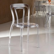 Scaun modern din policarbonat transparent, MATI 748329