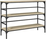 vidaXL Măsuță consolă, stejar sonoma, 100x32x75 cm, lemn prelucrat