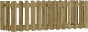 vidaXL Pat înălțat grădină design gard 150x50x50 cm lemn impregnat pin