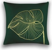 Husa de perna din microfibra VENECIA 45x45 cm, verde inchis