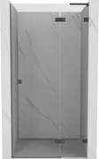 Mexen Lunar L uși de duș batante dreapta 105 cm, transparent, gri metalic periat - 834L-105-000-66-00-P