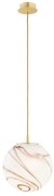 Lustra/Pendul design modern ALMIROS 25cm alama