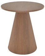 Masutea Cafea Donna MDF Nuc, Diametru 45 Cm