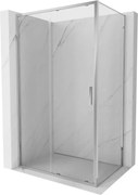 Mexen Exo cabină de duș glisantă 130 x 100 cm, transparent, crom - 8151-130-100-01-00