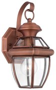 Quoizel QZ-NEWBURY2-S-AC - Aplică de perete pentru exterior NEWBURY 1xE27/60W/230V IP44