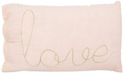 Perna decorativa copii LOVE 50x30cm, roz