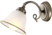 Aplica de perete clasica finisaj brass antique, Odin 60208W GL