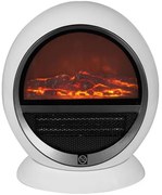 Deuba Ventilator de incalzire - semineu 1500 W - alb