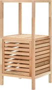 vidaXL Dulap depozitare baie, 39,5x35,5x86 cm, lemn de nuc masiv