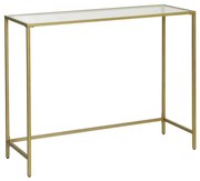 Masă consolă CIREL, aurie